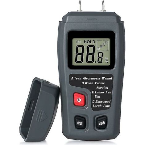 Wood Moisture Meter 0-90% Damp Meter BlackBlack