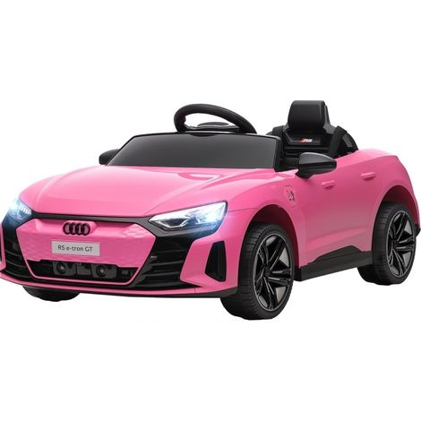 Voiture électrique enfant 12V Audi RS e-tron GT télécommande 2,4 GHz 2 moteurs rose MODENUIT (1/4)