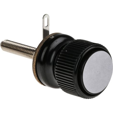 Terminaison Noir RS PRO, 30A, 3kV, en Résine phénolique, Tenite Butyrate ( Prix pour 1 )