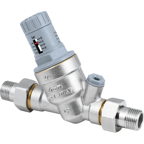 Riduttore di pressione regolabile a membrana Rinox Plus 800 micron - Maschio - Maschio 20x27 (1/2)