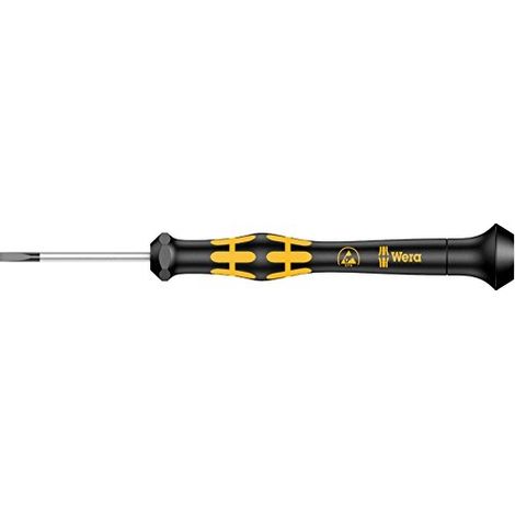 Wera 1578 A Kraftform Micro ESD Schlitz-Schraubendreher Klingenbreite: 2.5 mm Klingenlänge: 40 mm