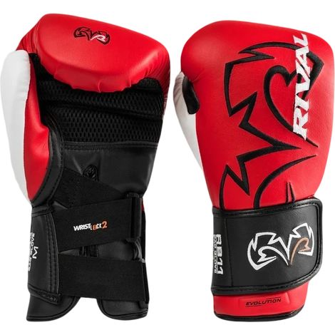Guantes de boxeo Rival RB11 rojos talla L (1/3)
