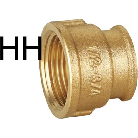 Manchon réduit en laiton H-H 3/4-1