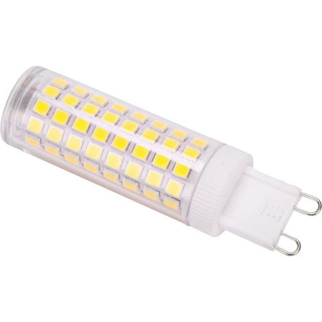 Ampoule G9 LED 10W Éclairage lustre 1000LM, blanc froid 6000-6500K, 100LED Ménages, bureaux (1/4)