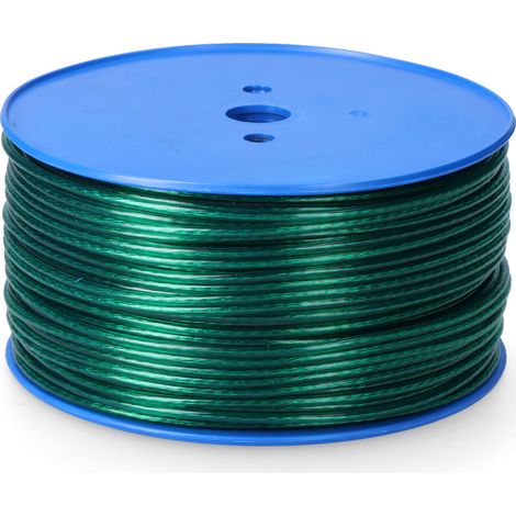 Cable acero revestivo pvc verde 4 mm x 175 m (1/4)