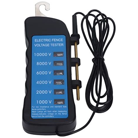 Testeur de Clôture électrique de Ferme Clôture Digital Détecteur de Défaut Numérique, Outils de Jardinage 1000-10000V (1/5)