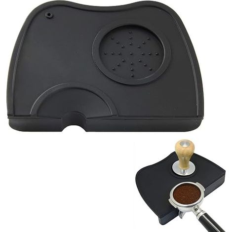 Tamping Mat, Espresso Tamping Mat, Coffee Powder Press Pad, Coffee Tamping Mat, Coffee Tamper Mat, Espresso Tamping Corner Coffee Tamper Holder Pad for Barista Tool Home Kitchen Coffee (1/5)