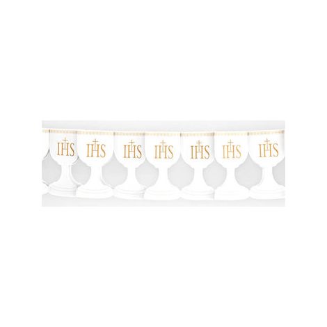 Guirnalda de papel Cáliz, blanco, 3m