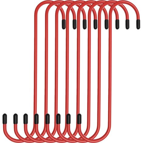crochets de suspension pour étrier de frein, construction en acier robuste avec revêtement en poudre rouge, pointe caoutchoutée, convient pour les systèmes de freinage et de (1/5)