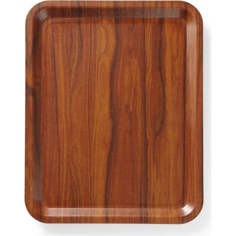 Plateau de service, rectangulaire, antidérapant, stratifié - Ref 507025 - 36x46xH2 cm - Hendi (1/3)