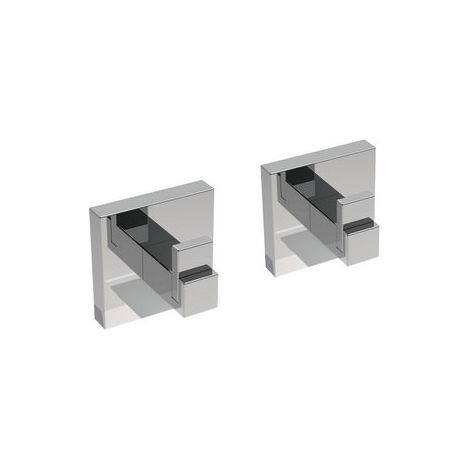 2 PZ APPENDIABITI MOD. TREND- Cromo cm 5 x h.5 x 4- METAF- pezzi 1 (1/2)