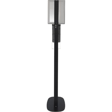 SOPORTE AJUSTABLE APPROX PARA DISPENSADOR DESINFECTANTE MANOS APPSANITIZER INCLUYE CARTEL INFORMATIVO