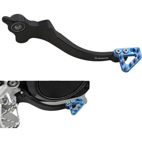 Pedal de freno, diseño antideslizante, posición ajustable, azul 2016-2019 (1/2)
