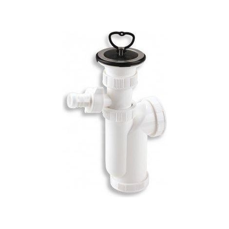 Novaservis Siphons - Siphon d'évier avec sortie pour lave-linge 50/40, plastique 442,PP (1/2)