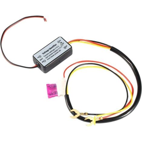 Contrôleur Gradateur Relais Feux de Jour LED Voiture 12 18 V DRL Antibrouillard Marche Arrêt (1/4)