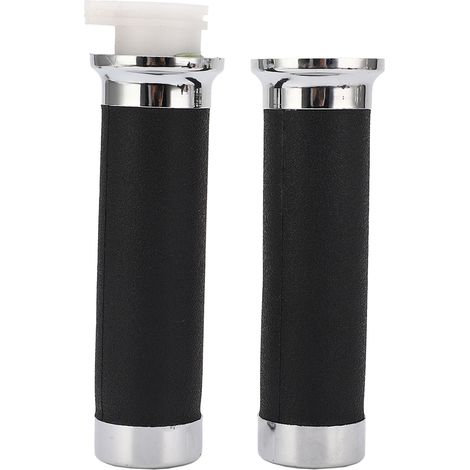 Jeffergarden 1 paire de poignée de moto ergonomique antidérapante, poignée d'accélérateur de remplacement pour Shadow 400 750 VT600 VT750 (1/4)