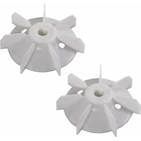 2x Ventilateur de moteur électrique universel 135mm x 19,2mm 5 lames Refroidissement Ventilation Régulateur Réparation Pompe