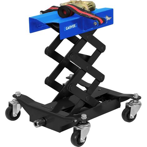 BALOVEBY Cric de Transmission 200 kg, Cric de Fosse pour Boîte de Vitesses Hauteur Réglable 7-58 cm, Support de Boîte de Vitesses (Noir) (1/5)