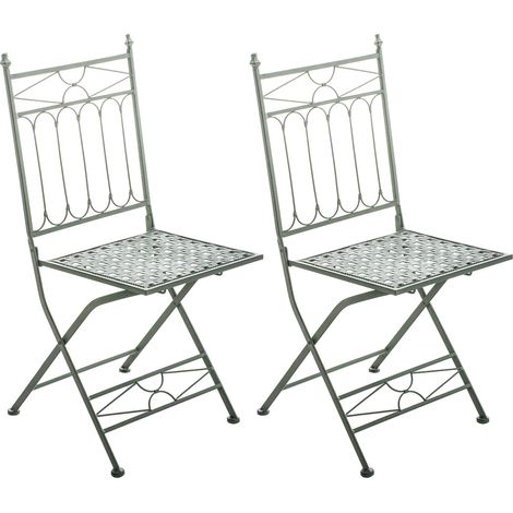 2er Set Klappstuhl Asina antik-grün (1/5)