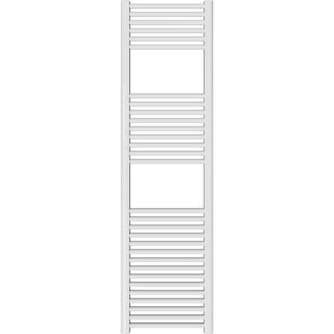 Scaldasalviette idraulico colore bianco lucido 1500 x 450 mm interasse 400 mm -583W Ercos Opera ASOPEF901004501500 H 1500 L 450 Z400 (1/4)
