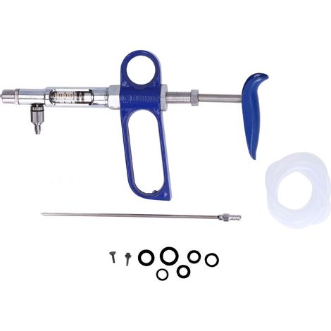 2ml seringue pour bétail injecteur ajustable continu pour vaches moutons porcs chèvres (1/5)
