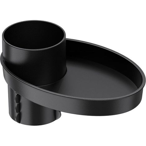 Car Seat Snack Tray Cup Holder 360° Rotating Car Seat Tray with Extendable Base Portable Car Seat Snack Tray Cup Holder Tray (1/5)