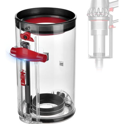 Ersatzteile für Dyson V11, V15, SV14, SV15, SV22, Zubehör für Dyson Staubsauger, Premium-Staubbehälter mit transparentem Filter für Dyson Staubsauger