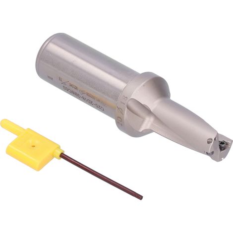 CNC-Hartmetall-Werkzeughalter C25-2D18-39WC03, Ersatzzubehör für U-Bohrer, robuste Befestigung, kompatibel mit Fräs- und Drehmaschinen. (1/5)