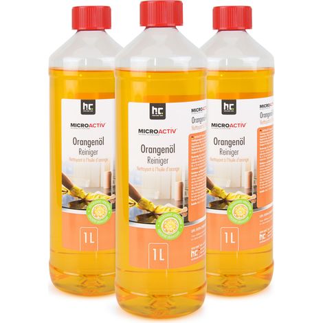 3 x 1 L Microactiv® Orangenöl Reiniger Konzentrat (1/5)