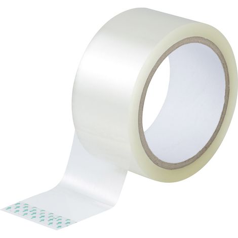 TOOLCRAFT 93038c182 93038c182 Verpackungsklebeband Transparent (L x B) 50 m x 48 mm 1 St.