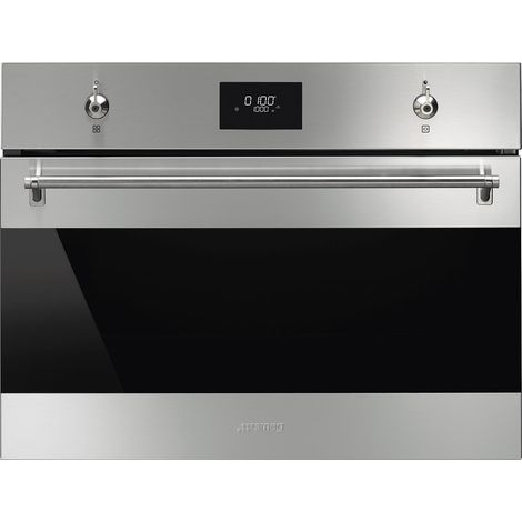 Smeg Classica Forno SO4301M0X Acciaio Inox. Dimensione del forno: Piccolo, Tipo di forno: Forno elettrico, Capacità interna forno totale: 50 L. Posizionamento dell'apparecchio: Da incasso, Colore d... (1/5)