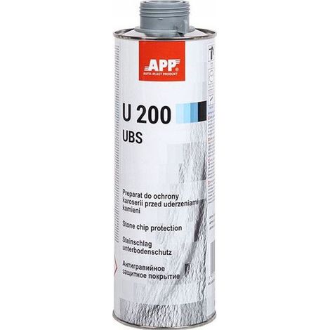 Anti gravillon - Gris - Anti corrosion - Carrosserie - APP - Bidon 1L