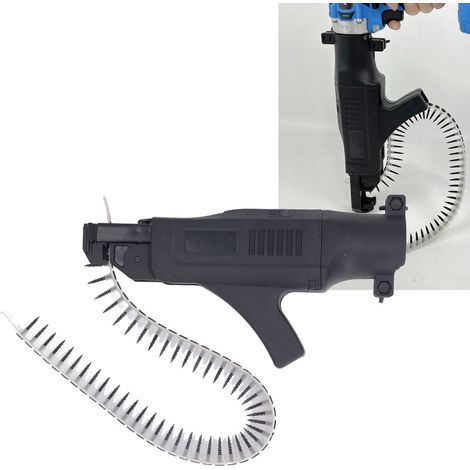 Adaptateur de tournevis à chaîne pour perceuses électriques, compatible avec les embouts de 47 à 50 mm. Se fixe sur les perceuses électriques et peut être utilisé pour des installations dans les plafo (1/5)