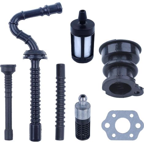 Kit de ligne d'impulsion de filtre à huile et à carburant pour Stihl MS250 025 023 021, collecteur d'admission, filtre à carburant, ligne de carburant, filtre à huile, ligne d'huile, (1/5)