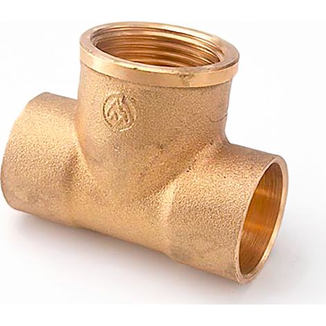 T-Stück weiblich 130 1/2" x 15 mm Messing