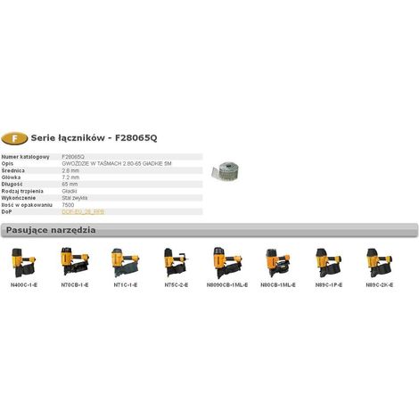 Clavos Bostitch F 280 x 65 mm 7500 piezas F28065Q