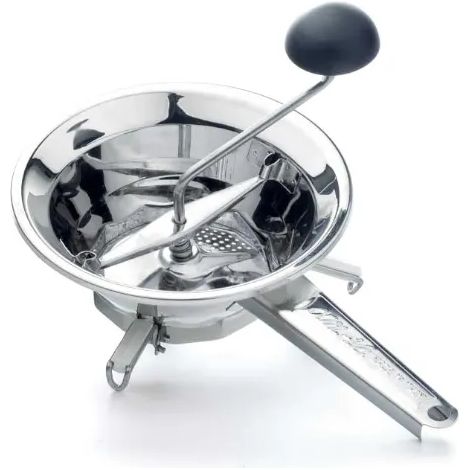 Passatutto Pomodori in Acciaio Inox 18/10 - 24 cm 190-3 Dischi Omac