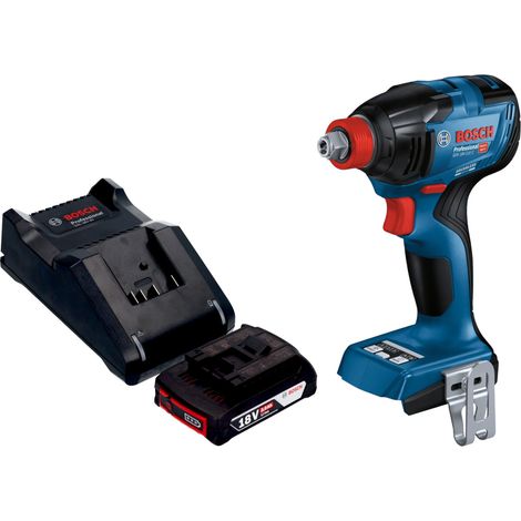Bosch GDX 18V-210 C Avvitatore a impulsi professionale a batteria 18 V 210 Nm brushless + 1x batteria ricaricabile 2,0 Ah + caricabatterie