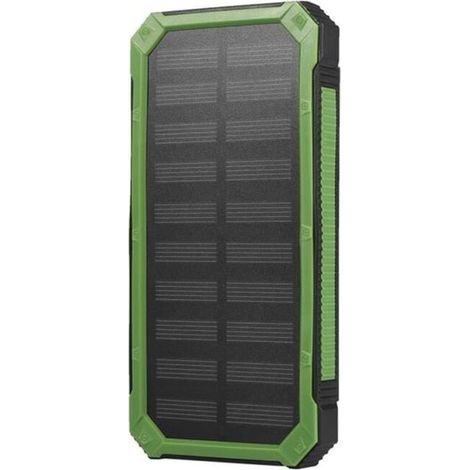 Bardusch - Chargeur Power Bank - 20000mAh - Solaire - Double USB - Kit DIY - Vert (1/4)
