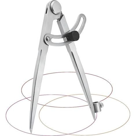 Compas de Mesure, compas professionnel grand, compas professionnel menuisier, Compas à Pointes Sèches, Pour le dessin circulaire, le travail du bois, le travail des métaux et l'artisanat du cuir (1/5)