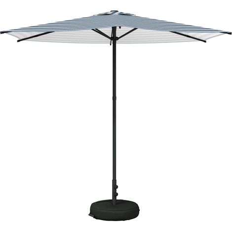 Paraguas de Jardín con Base 270 x 270 cm Poliéster Rectangular vidaXL