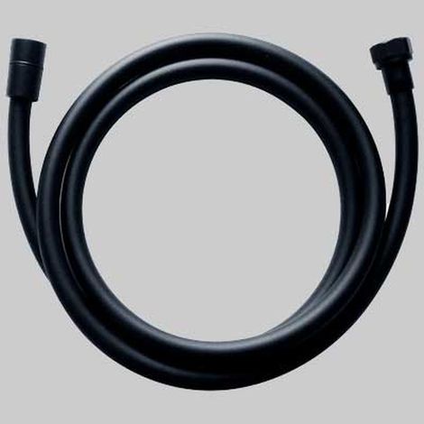 FLESSIBILE DOCCIA ANTITORSIONE NERO - 1/2 conico - cm 175