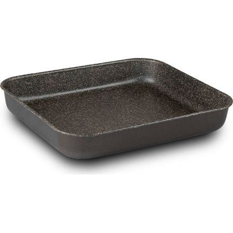 Mamù Sfornatutto basso, antiaderente, alluminio, 7 strati, PFOA free, antigraffio, made in italy, 29x25 cm