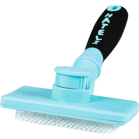 Brosse à lécher autonettoyante pour chats et chiens - Brosses pour chats souffrant de perte de poils. Élimine les nœuds, les bourres et les poils morts. Brosse adaptée aux chats à poils longs et longs (1/5)