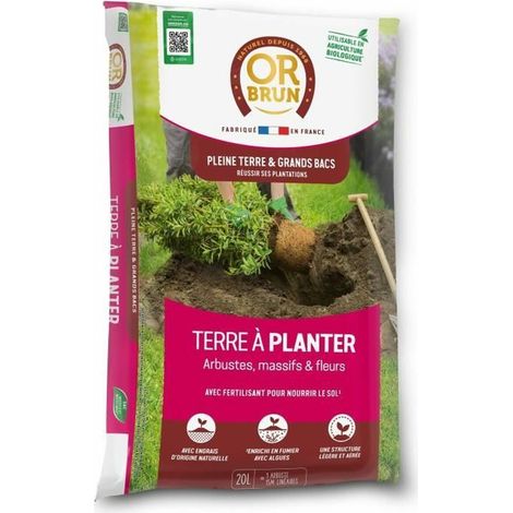 Terre a planter - OR BRUN - OBRTAP20N - 20 L