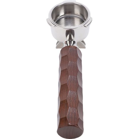 Breville 51-mm-Siebträger aus Edelstahl mit 3 Befestigungspunkten und Holzgriff (1/5)