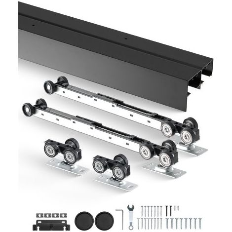 Kit quincaillerie pour porte coulissante 2438 mm kit rail pour (1/5)
