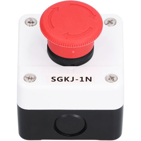 Interrupteur d'arrêt d'urgence étanche SGKJ‑1N, bouton champignon pour circuits de contrôle automatique (1/5)