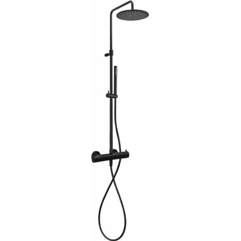 Colonna doccia regolabile Paffoni Mini Birillo ZCOL638LIQNO  Metallo - Nero opaco