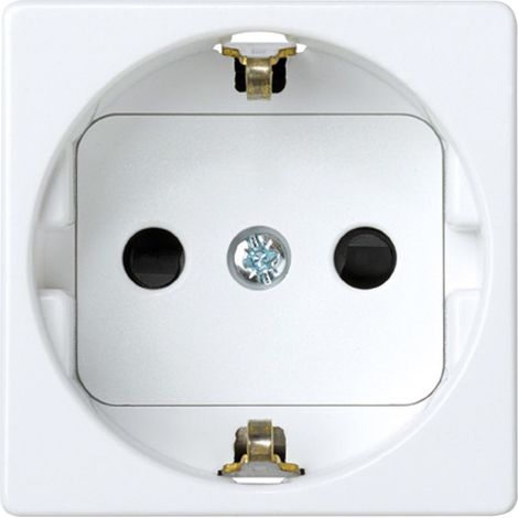 Steckdose Typ F Schuko mit Erdung SIMON 27 Play 27432 Weiß